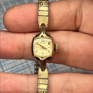 Hamilton Women's Gold and Cream Watch